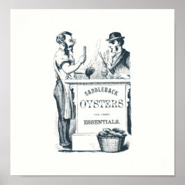Skriv ut Saddleback Oysters Poster