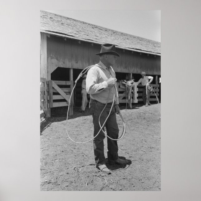 Skriv ut säkerhetsadministration för vintage Farm Poster (Framsidan)