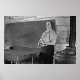 Skriv ut säkerhetsadministration för vintage Farm Poster