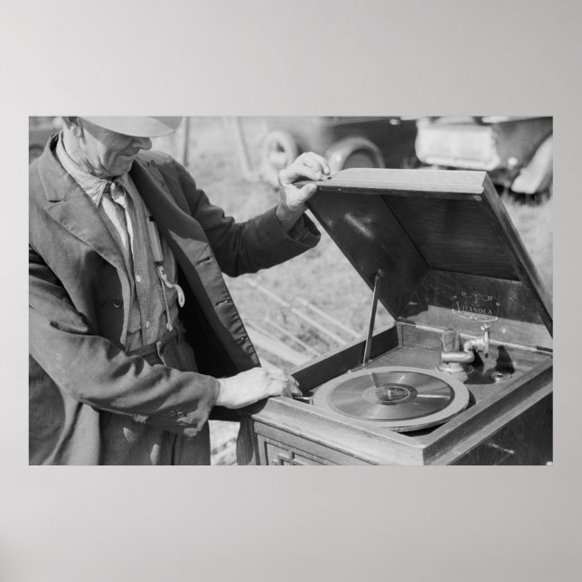 Skriv ut säkerhetsadministration för vintage Farm Poster (Framsidan)