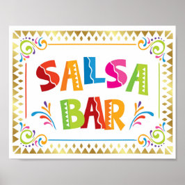 Skriv ut SALSA PUB Fiesta Party Poster