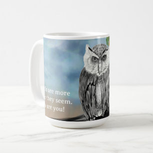 Skriv ut säsong Uggla Kaffemugg