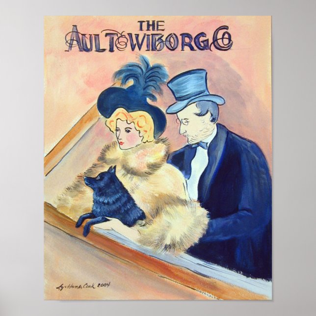 Skriv ut Schipperke Art Wall Poster (Framsidan)