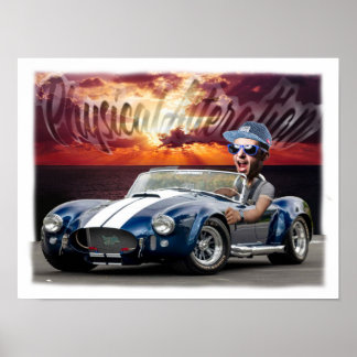 Skriv ut Shelby AC Cobra Poster
