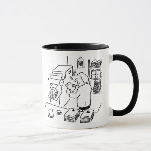 Skriv ut Shop Worker eller Skrivarutskrift Mugg