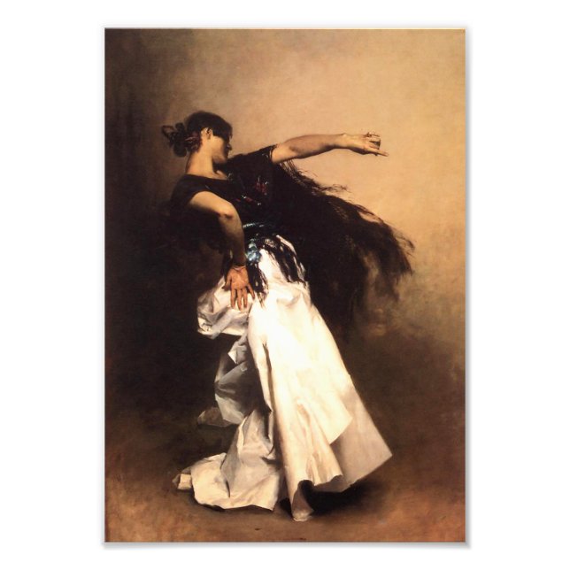 Skriv ut singer Sargent Spansk dansare Fototryck (Framsidan)