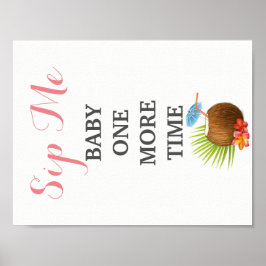 Skriv ut Sip IT Kitchen Pun Poster