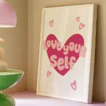 Skriv ut självdekaler för kärlek | Poster av trend