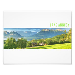 Skriv ut sjö Annecy Fototryck