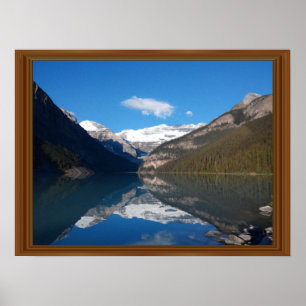 Skriv ut Sjö Louise Rocky Mountain Wood Ram Poster