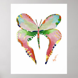 Skriv ut Sjögräs Butterfly Poster