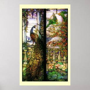 Skriv ut skiktade persikor av glas poster