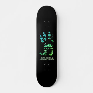 Skriv ut Smash Ape Handflatan Hand Mini Skateboard Bräda 18,5 Cm