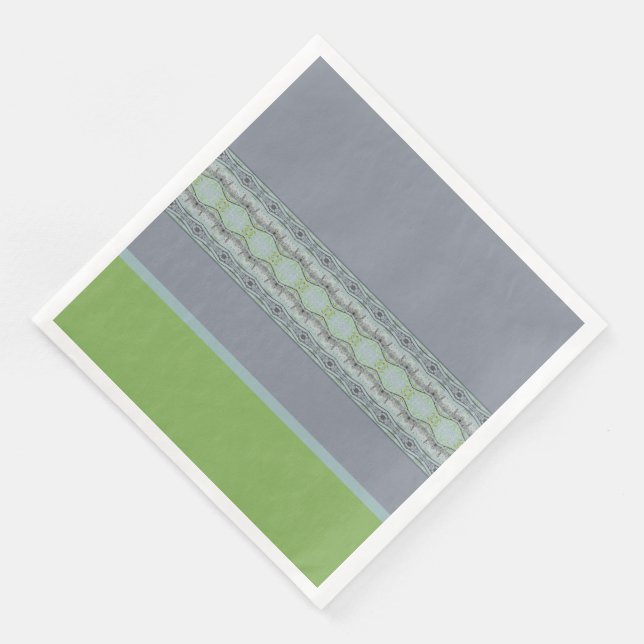 Skriv ut snyggt med Grönt Pappersservett (Hörn)
