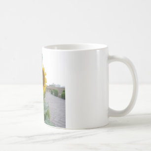 Skriv ut solroskonst kaffemugg