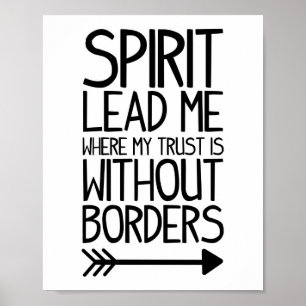 Skriv ut Sprrit Lead Me Poster