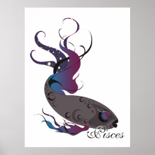 Skriv ut Starlight Pisces Poster