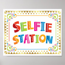 Skriv ut STATION Fiesta Party Poster