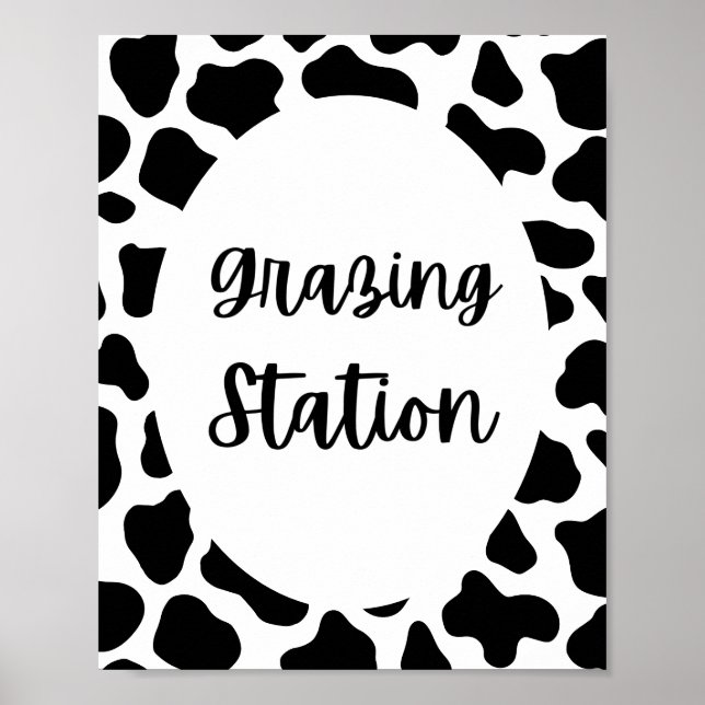 Skriv ut Station-tecken på bete på heliga Poster (Framsidan)