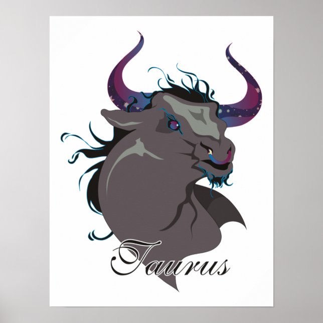 Skriv ut Stjärnljus Taurus Poster (Framsidan)