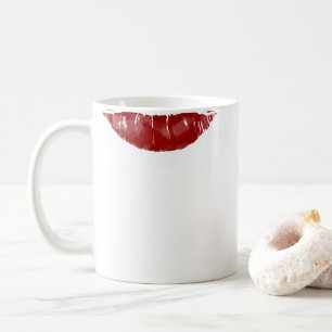 Skriv ut stor kysslipett kaffemugg