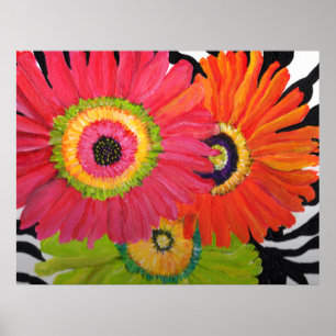 Skriv ut stora Daisy Poster