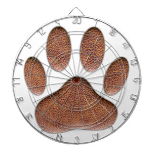 Skriv ut Struktur Hund Paw Piltavla