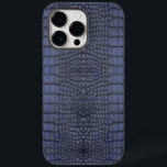 Skriv ut Struktur på Cobalt Alligator<br><div class="desc">Iphone case har en skarp blå alligatorläderutskrift som ger en lyx och stil till din enhet. Utskriftsdesignen för djur är både modern och unik och skapar den som ett utmärkt tillbehör. Skapat av Looly Elzayat kombinerar fodral kvalitet och estetik, vilket ger både skydd och ett sofistikerat utseende för din iPhone....</div>