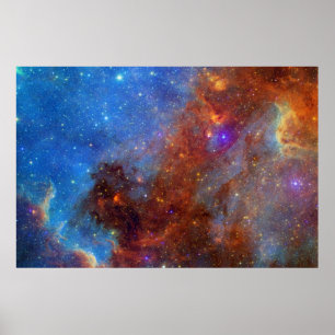 Skriv ut svan Nebula Poster