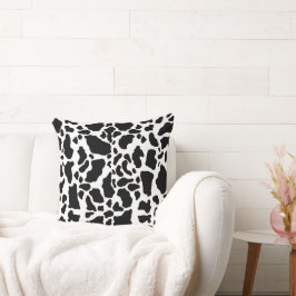 Skriv ut svart och vit färg kudde