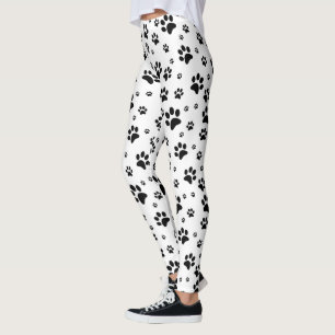 Skriv ut svartvitt för Roligt Leggings