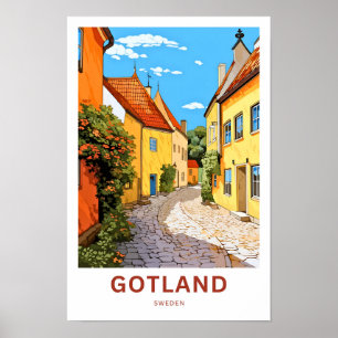 Skriv ut Sverige för landresor Poster