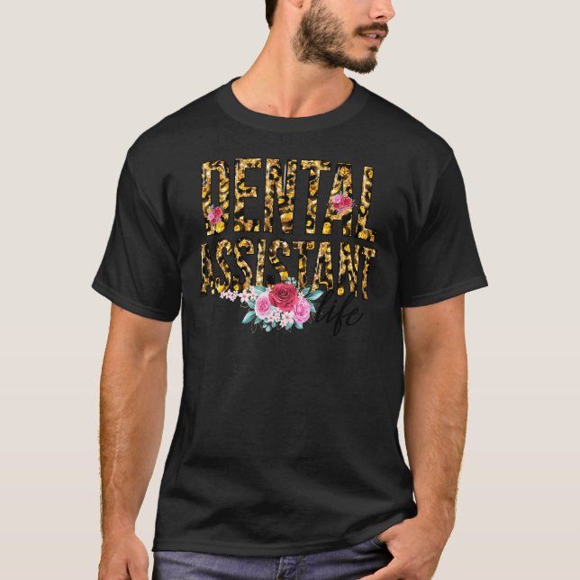 Skriv ut tandassistenten Life Mor T Shirt (Framsida)