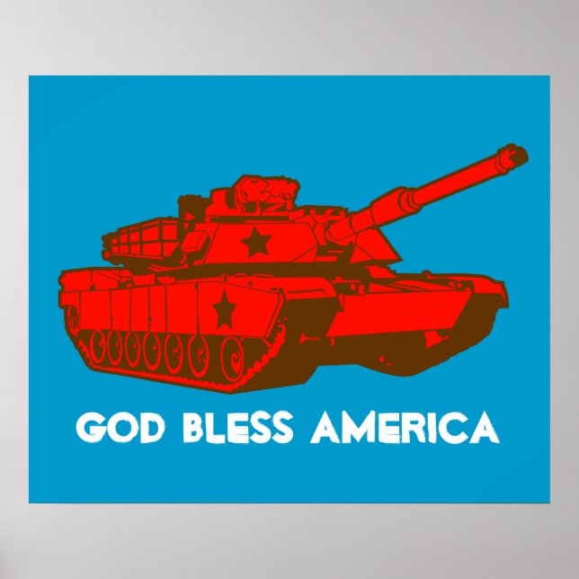 Skriv ut tank poster (Framsidan)