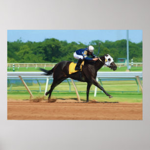 Skriv ut Tävlan Horse Poster