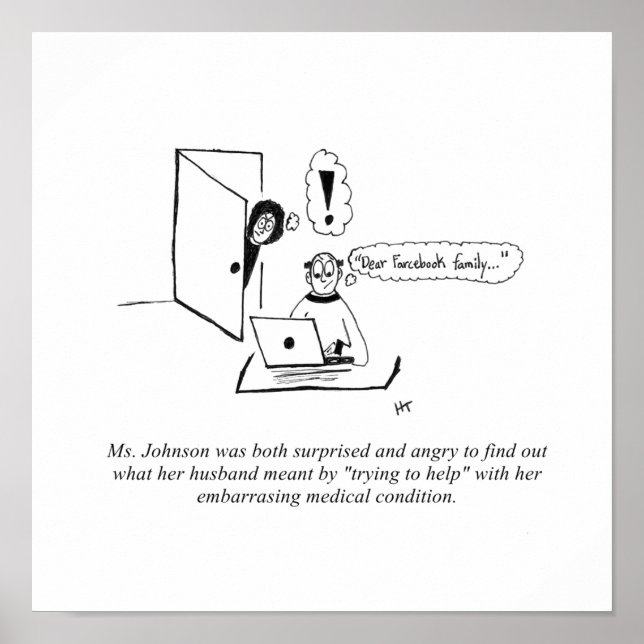 Skriv ut Tecknaden Gag Poster (Framsidan)