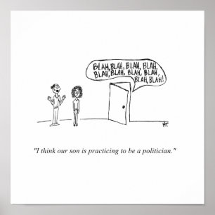 Skriv ut Tecknaden Gag Poster