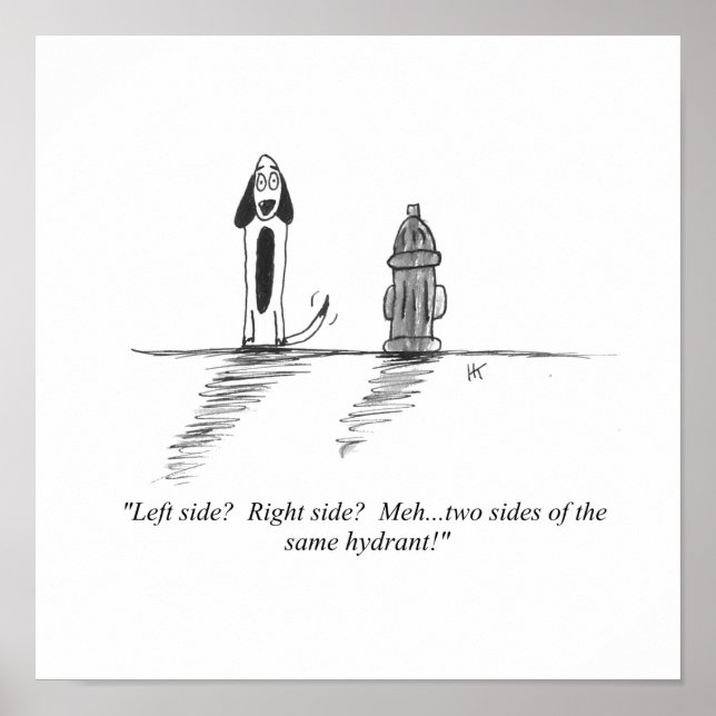 Skriv ut Tecknaden Gag Poster (Framsidan)