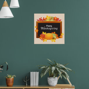 Skriv ut thanksgiving, Poster Pappert värde (proje