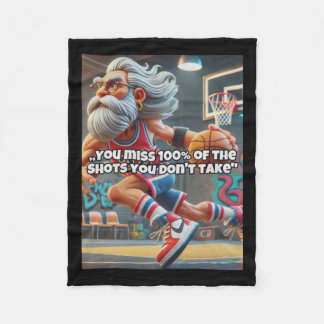 Skriv ut tidigare Basketboll Player Fleecefilt