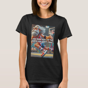 Skriv ut tidigare Basketboll Player T Shirt