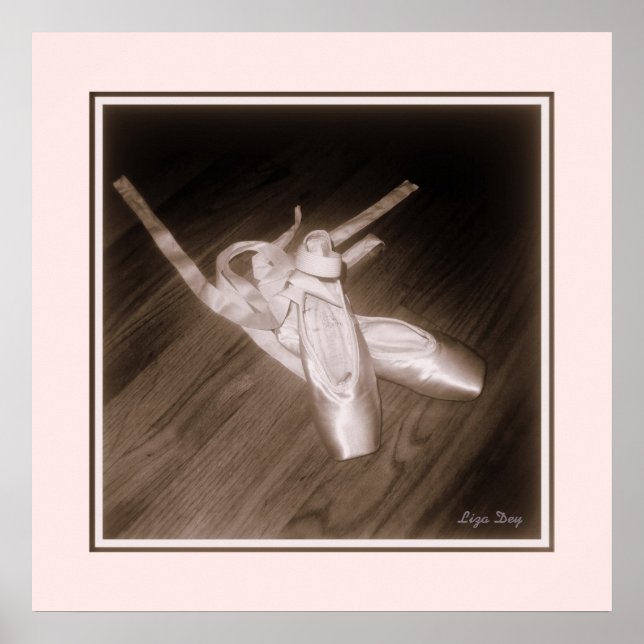 Skriv ut "Toe Shoes"-panelen (Ro) Poster (Framsidan)