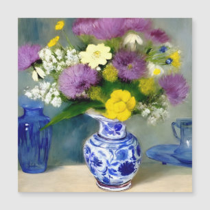 Skriv ut Tranquil Vas på Flowers Magnetisk Inbjudningskort