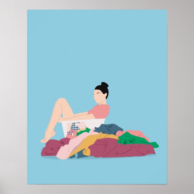 Skriv ut tvätt poster (Framsidan)