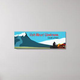 Skriv ut tvätt-rumsreseutskrift canvastryck