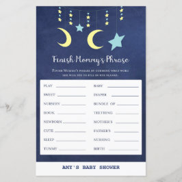 Skriv ut Twinkle Twinkle Moon Stars Baby Shower-sp