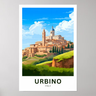 Skriv ut Urbino Italien Travel Poster