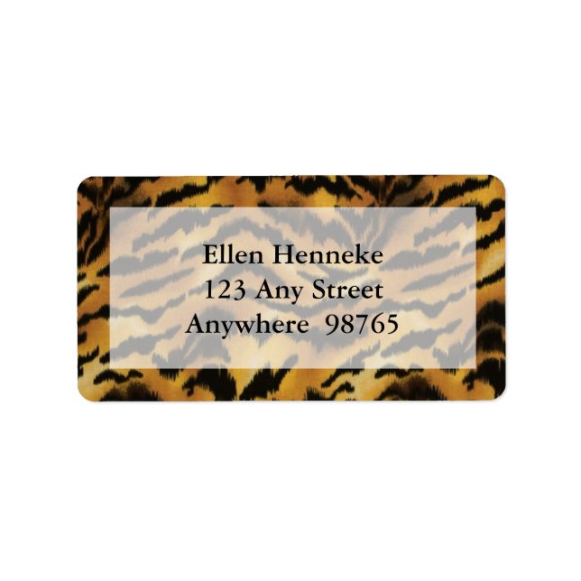 Skriv ut vild sida vid sida adressetikett (Framsidan)