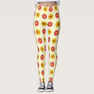 Skriv ut vintage bi leggings