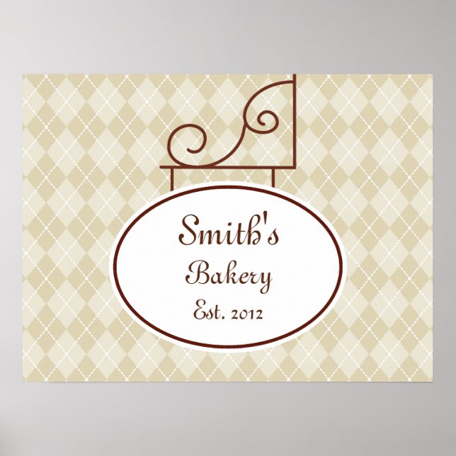 Skriv ut Vintage för anpassningsbar Poster (Framsidan)